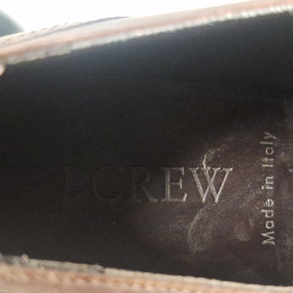 J Crew size 7.5 Brown Oxford High Heels - Picture 2 of 7